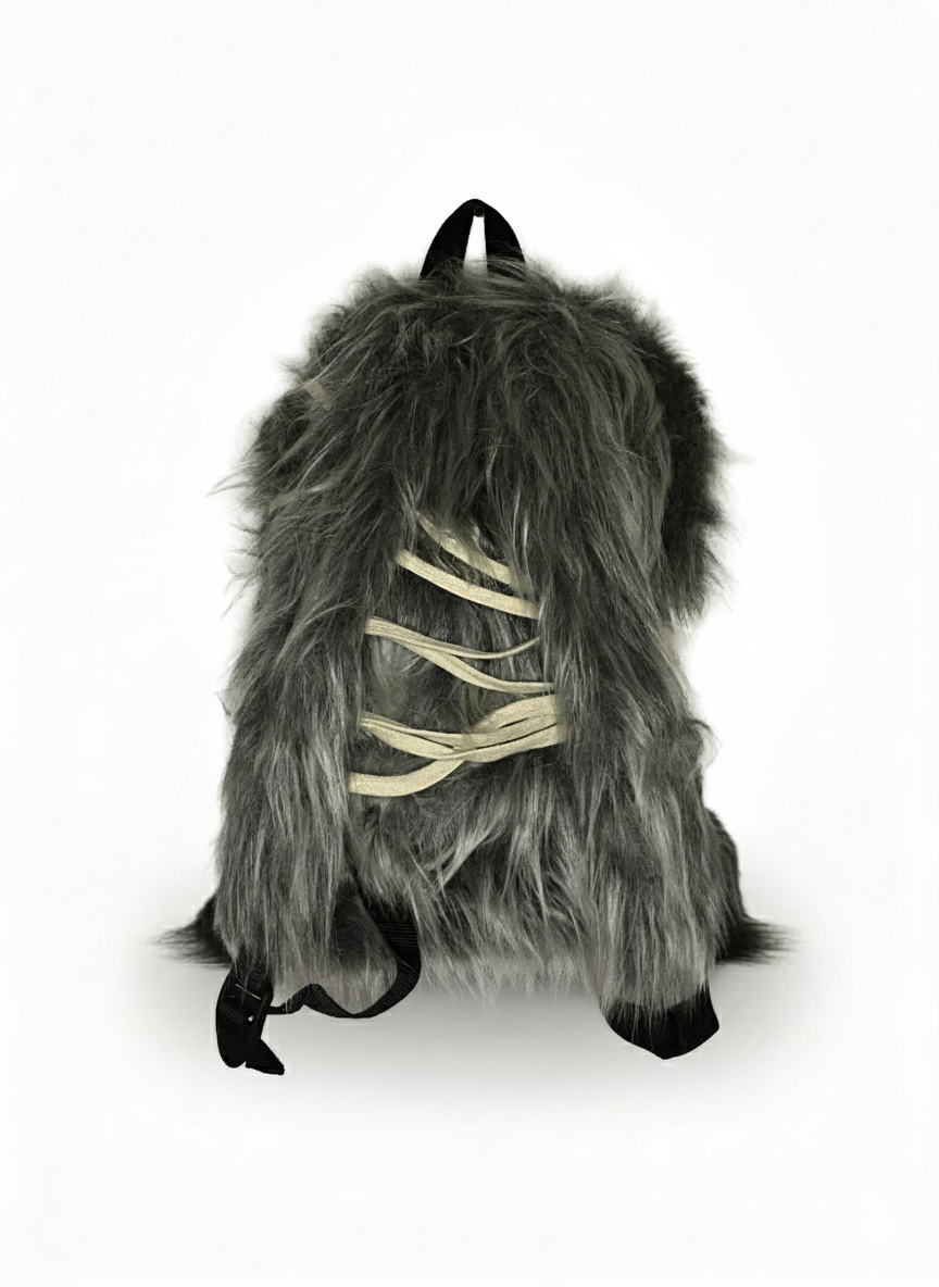 mochila fur.grey